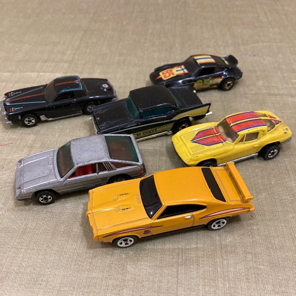 Variety of Die-Cast Toy Cars